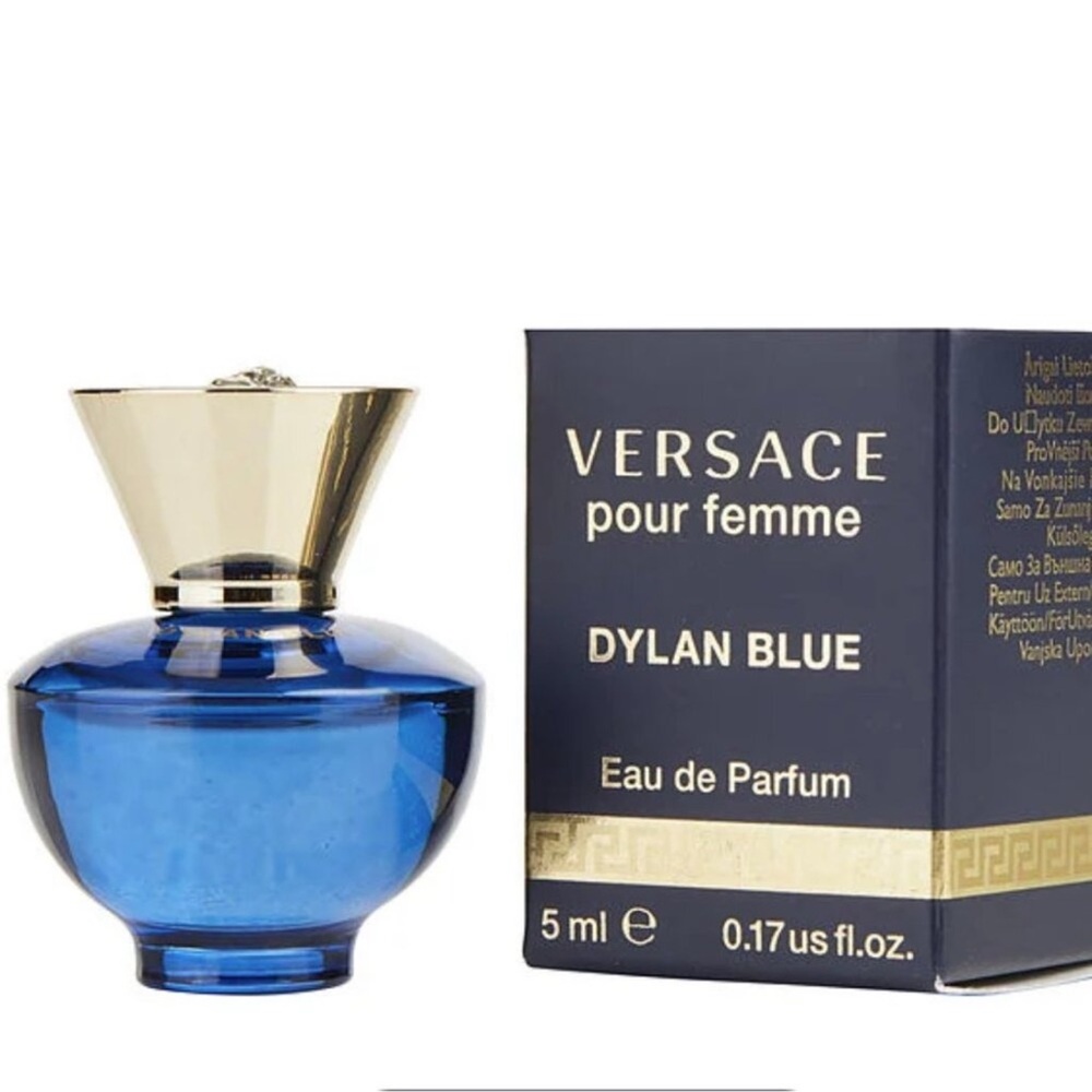 NIB Versace Dylan Blue women EDP Mini 0.17 oz / 5ml
